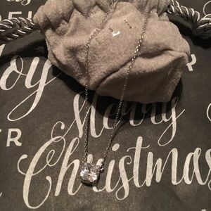 Brand new Elle brand crystal and sterling necklace